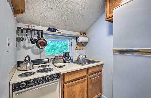 Roan Mountain Cabina | Chalet Retreat: Cozy Cabin w/ On-Site Creek!