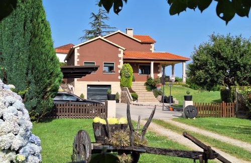 Bueu Casa | Chalet Rural Toñita 400 m playa piscina barbacoa chimenea