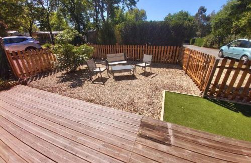 La Teste-de-Buch Chalet De Esquí | Chalet T3/clim/wifi/pkg/terrasse/15 min plages