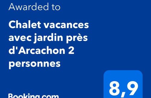 La Teste-de-Buch Chalet De Esquí | Chalet vacances avec jardin près d'Arcachon 2 personnes
