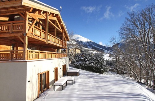 Huez-en-Oisans Chalet De Esquí | Chalet, wifi, sauna, terraza, balcón, parking, tv, local para esquís, 160m², Alpe d'Huez