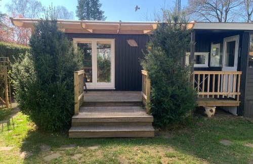 Garderen Chalet De Esquí | Chalet with balcony in Veluwe, cleaning included