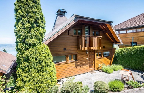 Thollon-les-Memises Chalet De Esquí | Chalet con vistas al lago de Ginebra