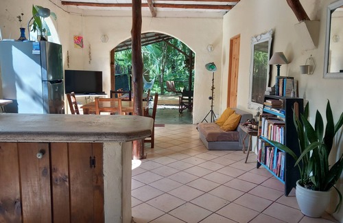 Buenos Aires Chalet De Esquí | Chalet with jungle view deck on a river in lively Santa Teresa's surf town