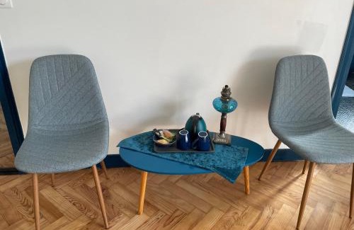 Labouheyre Casa | Chambre 2 Bleue - WIFI - Proche gare