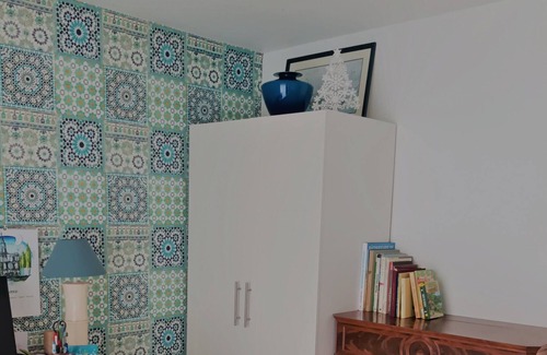 Lingolsheim Apartamento | Chambre Bleue