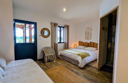 Faverolles Cama Y Desayuno | Chambre Bohème avec piscine chauffée et Wi-Fi gratuit - FR-1-591-704