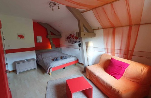 Choisy Cama Y Desayuno | Chambre Coquelicot, 1 à 3, Voir 4 Personnes