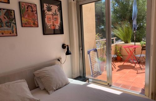 Saint-Sylvestre Casa | Chambre d hôte avec clim terrasse et petit déjeuner Hauteurs de Nice