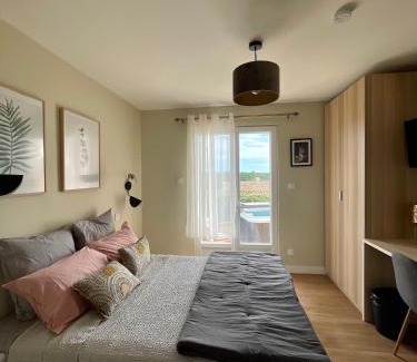 Bedoin Cama Y Desayuno | Chambre d'hôtes avec Jacuzzi Ventoux Cocoon