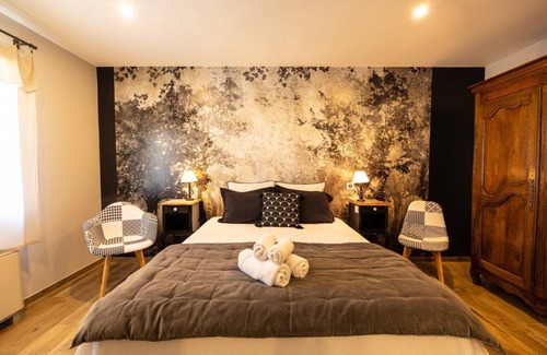 Fleurac Cama Y Desayuno | Chambre d'hôtes Le Rucher des Combes - Black Périgord room