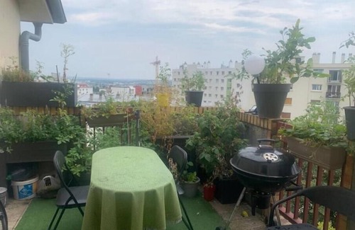 Bois Cadet-Montesquieu Apartamento | Chambre Dans un bel Appartement à Nogent sur Marne Avec Terrasse
