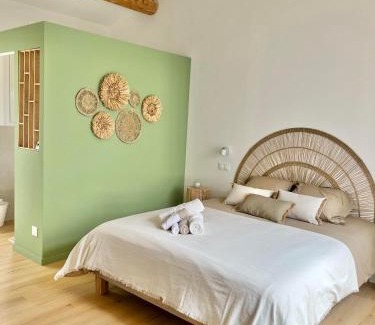 Saint-Genies-des-Mourgues Cama Y Desayuno | CHAMBRE d'Hôtes avec PISCINE & KITCHENETTE