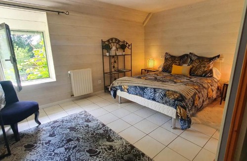 Saint-Quentin-sur-le-Homme Cama Y Desayuno | CHAMBRES D'HOTES AVEC PISCINE AUX AGAPANTHES DE CROMEL - Mont Saint Michel