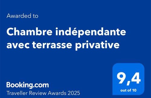Le Revest-les-Eaux Casa | Chambre indépendante avec terrasse privative