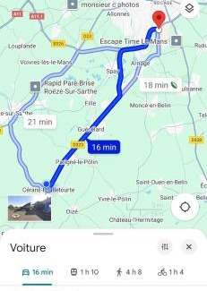 Cerans-Foulletourte Casa | Chambre près du circuit du Mans