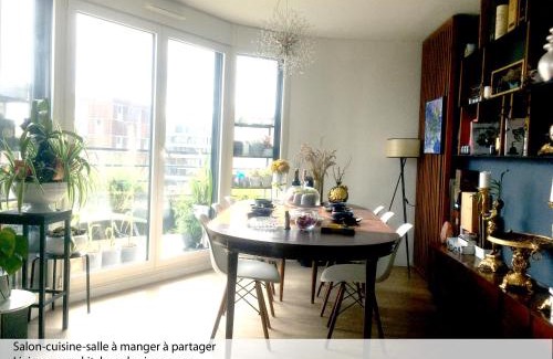Petit-Colombes Casa | Chambre privée dans un roof-top unique vue 360°