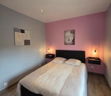 Bracquemont Casa | Chambre Rêve en Rose - WIFI - TV