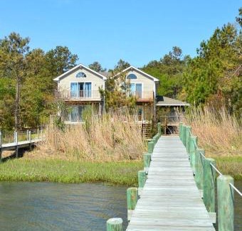 Piney Island Casa | Channel Watch - Waterfront home with private Pier!