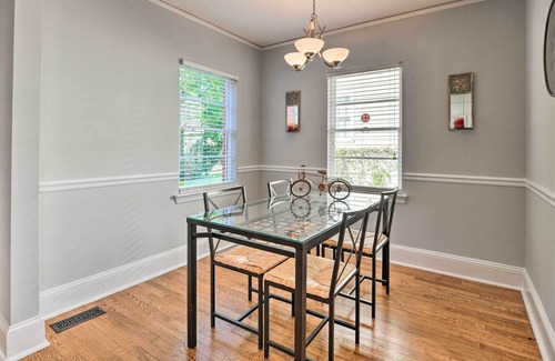 Wesley Heights Casa | Charlotte Home w/ Patio & Fire Pit: 2 Mi to Dtwn!