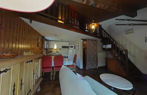 Le Grand-Bornand Apartamento | Charmant Appt 2 pièces + mezzanine, proche pistes, casier à ski, parking, cheminée, animaux ok - FR-1-241-167