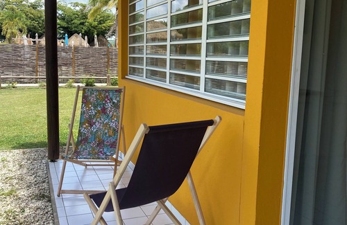 Marie-Galante Casa | Charmant Bungalow Avec Accès Direct Avec la Plage ! Studio Lilo 340