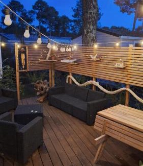 Claouey Otro | Charmant mobil home camping Les Embruns