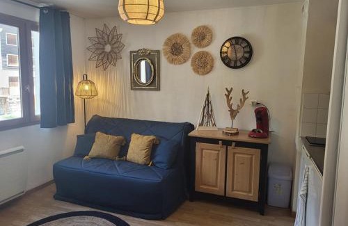 Montgenevre Apartamento | Charmant studio cabine pour 4 personnes face aux pistes à Montgenèvre - FR-1-266-98