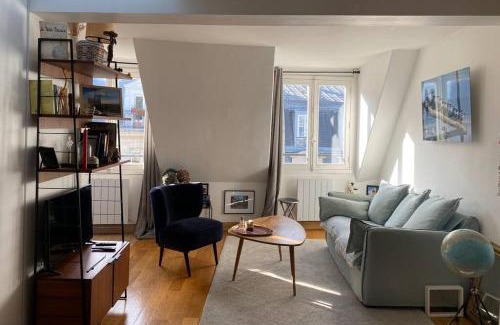 Quartier du Mail Apartamento | Charmant studio lumineux en plein centre de Paris