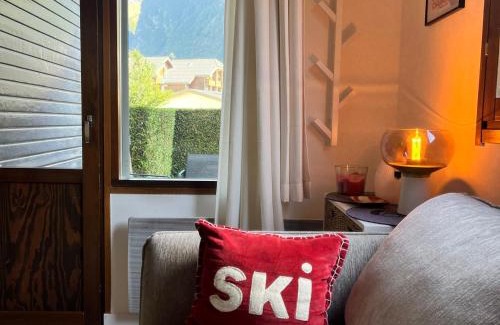Samoens Apartamento | Charmant studio, proche centre et ski-bus, avec jardin et WIFI – idéal pour 4 personnes - FR-1-624-56