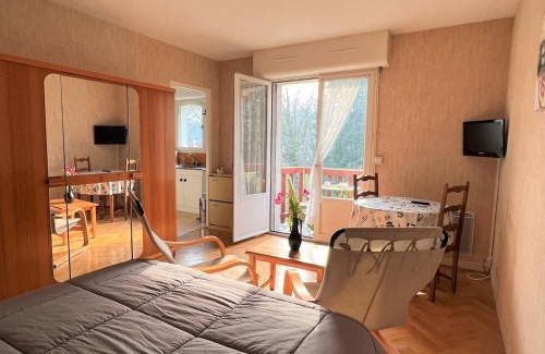 Cambo-les-Bains Apartamento | Charmant T1 Bis à Cambo-les-Bains avec balcon, ascenseur et parking - FR-1-495-31