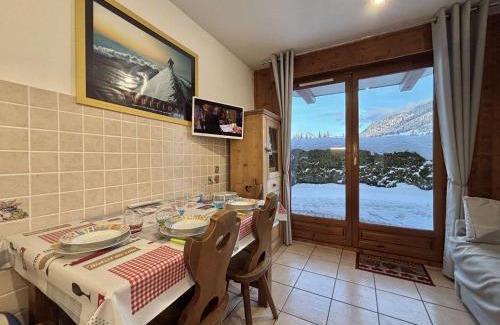 Praz-sur-Arly Apartamento | Charmant T2 cabine avec parking à Praz-sur-Arly - 4 pers - FR-1-603-49