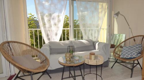 Narbonne-Plage Apartamento | Charmant T2, cabine, parking, Les Balcons de la Méditerranée, Narbonne Plage