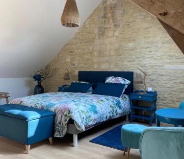Colleville-Montgomery Casa | Charmante maison du XVIII en pierre rénovée