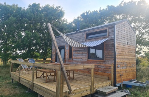 Cerisy-la-Foret Casa | Charmante Tiny House Dans un Camping à la Ferme