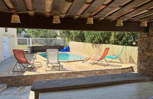Furiani Villa | Charmante Villa Avec Piscine, vue mer sur la Commune de Furiani Proche de Bastia