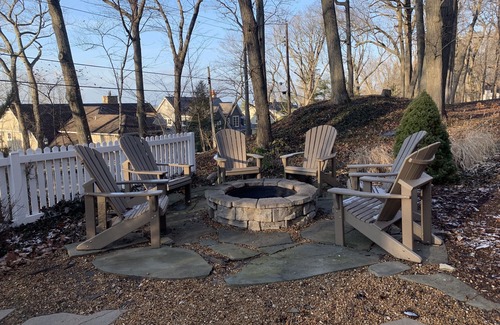 Shorewood-Tower Hills-Harbert Casa | Charmer with lake views, hot tub, fire pit, and short walk to private beach.