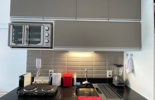 Lapa Apartamento | “Charming Loft Near Allianz Parque with Air Conditioning and Modern Amenities”