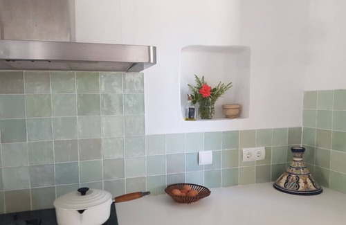Sant Agusti des Vedra Villa | Villa con encanto Can Vicent Masia con piscina, vista a la montaña, wifi, terraza y jardín