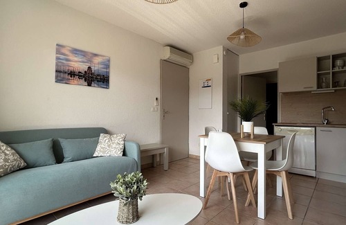 Gruissan Apartamento | Apartamento con Terraza, Piscina y Parking en Gruissan
