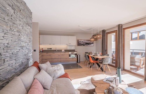 Viel-Alpe Apartamento | Apartamento acogedor con balcón en el corazón del Vieil Alpe, cerca de pistas y remontes
