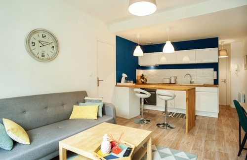 Saint-Brieuc Apartamento | Charming 2-bedroom apartment close to Saint-Brieuc SNCF train station