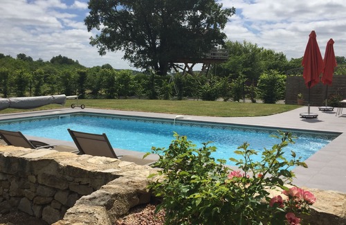 Aynac Cabaña | Encantadora casa de campo de 4 * con piscina privada para 8 personas, cerca de Rocamadour