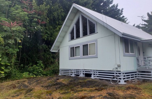 Keaau Casa | Charming AFrame home w/2BR, 2BA, office suite, AC, WiFi & outdoor living
