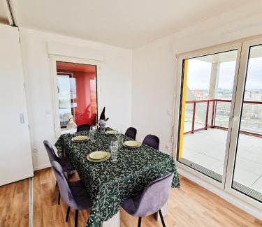 Ivry-port Apartamento | CHARMING APARTMENT WITH PANORAMIC SEINE RIVER & EIFFEL TOWER VIEWs