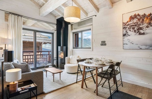 La Perriere Apartamento | Encantador apartamento para 4 personas al pie de las pistas en Courchevel
