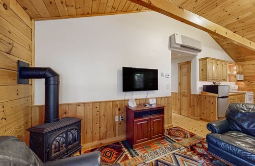 Northport Cabina | Charming cabin retreat with fireplace, kitchen, nearby hiking - dog-friendly