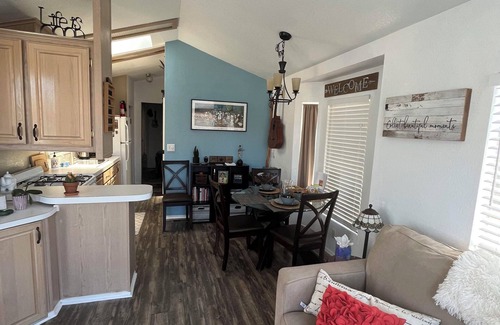 Desert Hot Springs Cabaña | Charming Cottage Tiny Home in quiet Hot Springs Resort & Pickleball Paradise