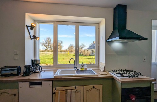 Vendœuvres Cabaña | Casa rural con piscina en la naturaleza del Parque de la Brenne
