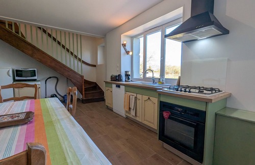 Vendœuvres Cabaña | Casa rural con piscina en la naturaleza del Parque de la Brenne